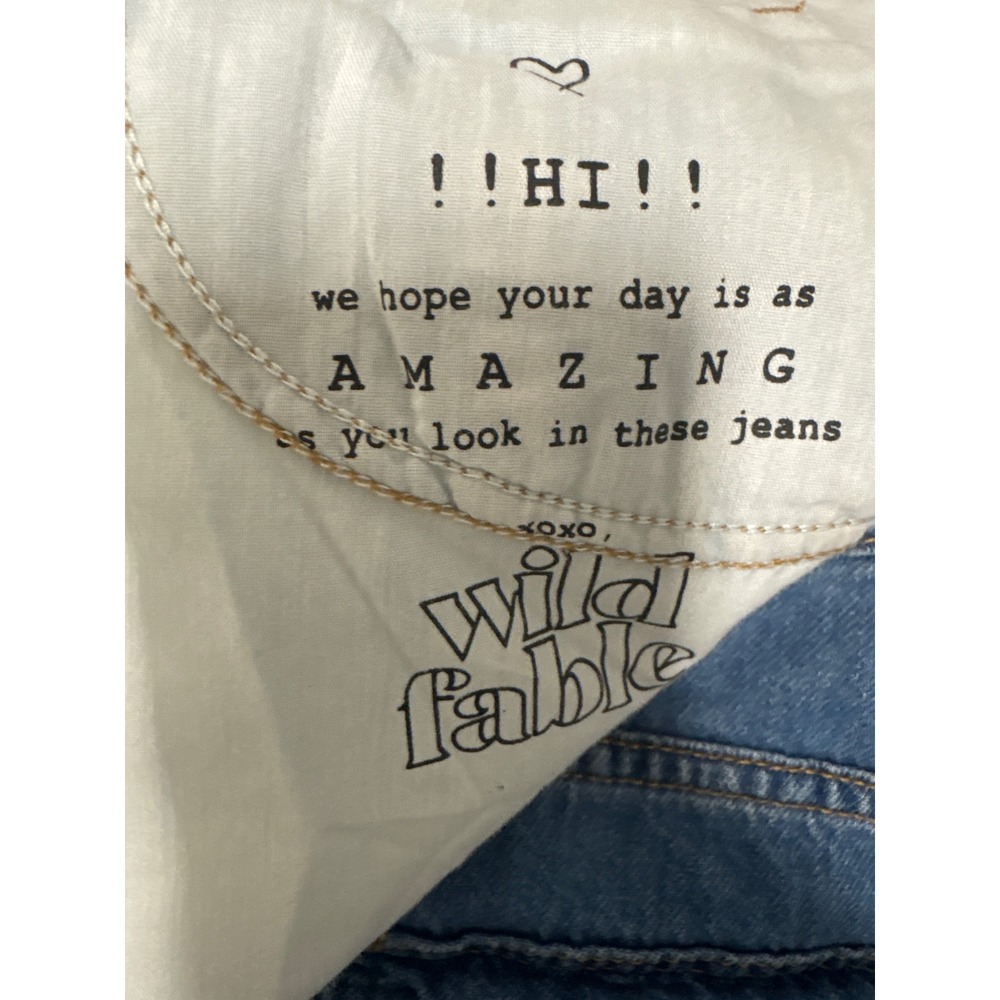 Y2K Cargo Wide Leg Oversized Jeans Streetwear Utility Baggy Denim Womens Size 2 - Picture 6 of 6